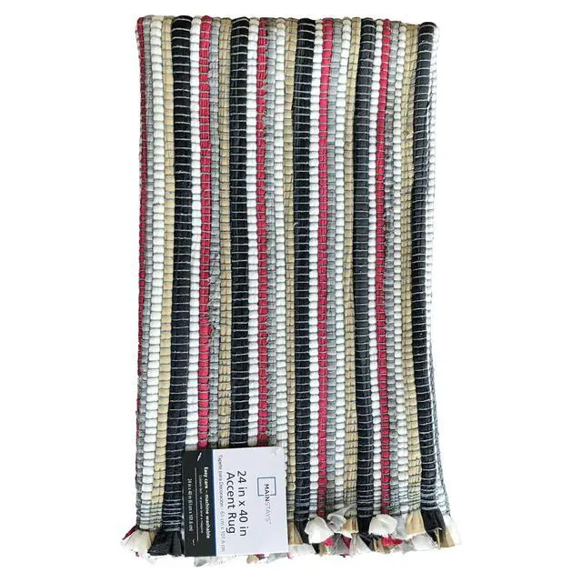 Alt view image 6 of 6 - Mainstays Indoor Accent Rug, Multicolor, 24 in x 40 in