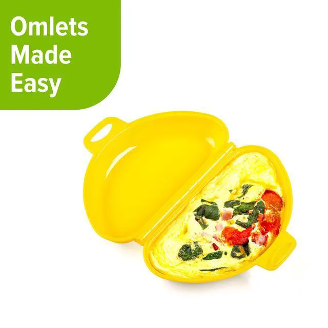 Alt view image 3 of 6 - PrepSolutions 4-in-1 BPA-Free Microwave Egg Cooker, Dishwasher Safe