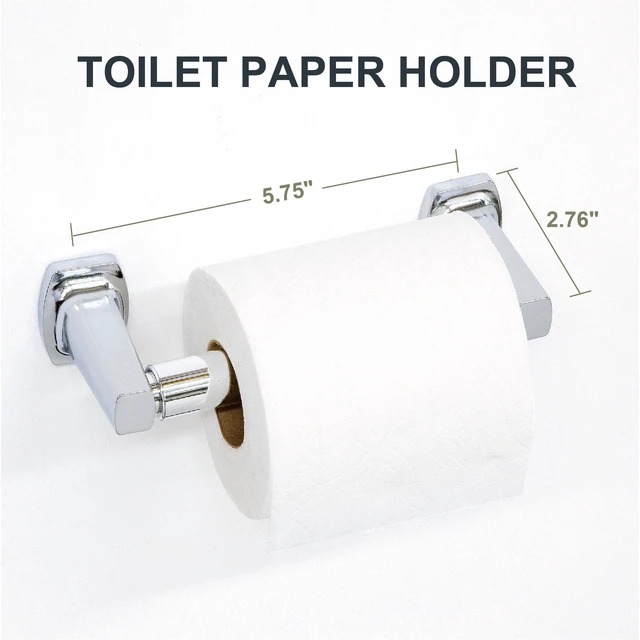 Alt view image 3 of 4 - Mainstays Chrome Wall-Mounted Toilet Paper Holder with Hardware