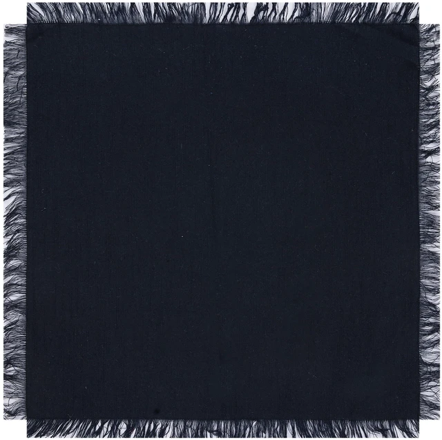 Main image of Mainstays 4 Pack Solid Black Napkin Set - 18" x 18" - 100% Cotton