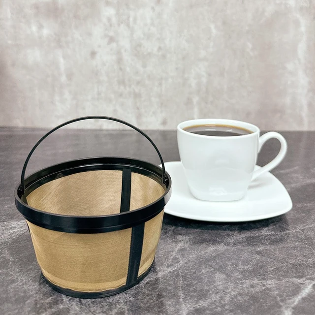Alt view image 6 of 6 - Mainstays Reusable Mesh Coffee Filter for 8-12 Cup Makers