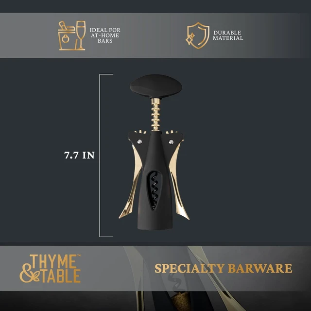 Alt view image 2 of 6 - Thyme & Table Wing Corkscrew for All Corks