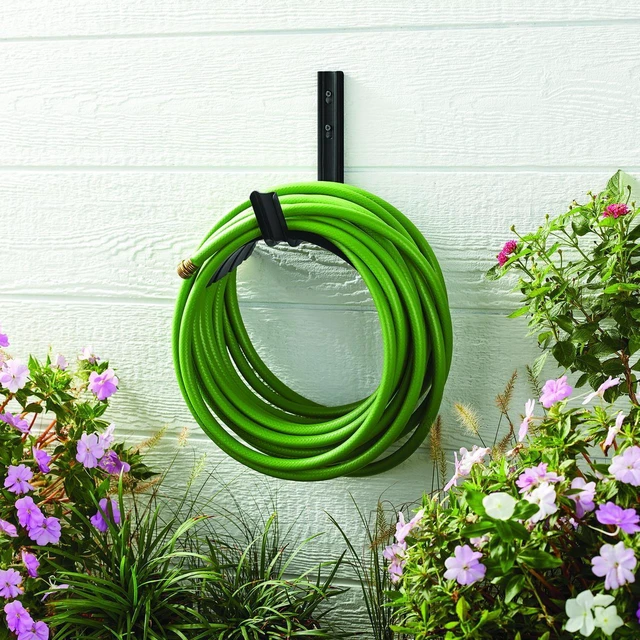 Alt view image 6 of 7 - Expert Gardener Metal Hose Hanger in Black Color, Holds up to 100 Feet (30.4 m) of 5/8 inch Standard Vinyl Hose
