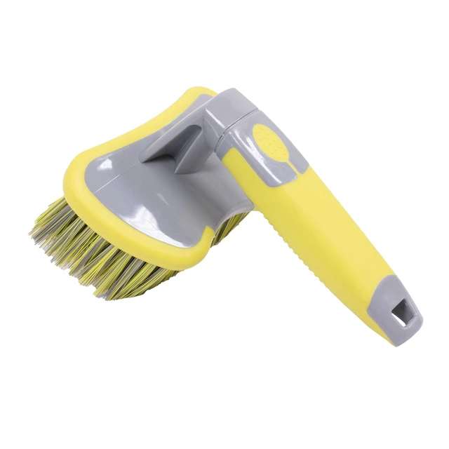 Alt view image 6 of 7 - Auto Drive Curved Tire and Fender Cleaning Brush, Handheld, 1 Piece