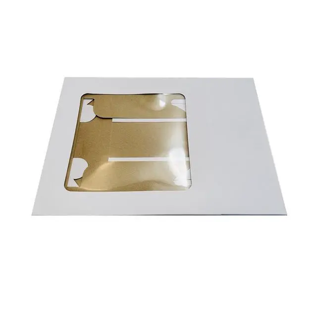 Alt view image 4 of 7 - (2 pack) 11 Inch x 11 Inch x 4 Inch White Cake Box with Window by Way To Celebrate