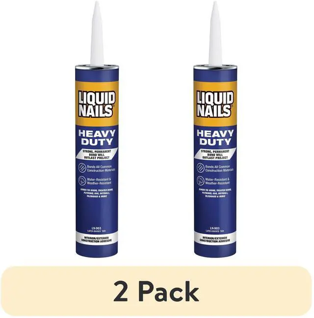Main image of (2 pack) Liquid Nails Heavy Duty 10 oz. White Low VOC Construction Adhesive