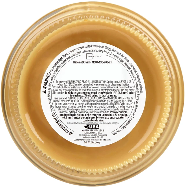 Alt view image 6 of 6 - Mainstays Warm Apple Pie 3-Wick Scented Glass Jar Candle, 11.5 oz