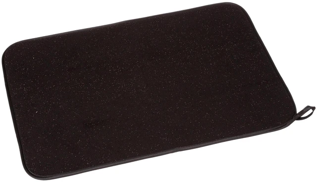 Alt view image 3 of 5 - Thyme & Table Absorbent Dish Drying Mat, Black & Gold, 17.5 in x 24 in