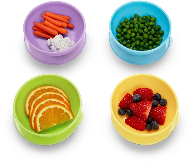 Alt view image 3 of 7 - Munchkin® Love-a-Bowls Baby Feeding Set, Multi-Color, Unisex, 10 Pack