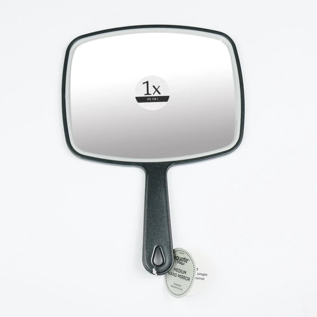 Alt view image 5 of 5 - Equate Medium Hand Face Mirror, Black, Size 10.6" x 7.6" x 0.3", 1 Count