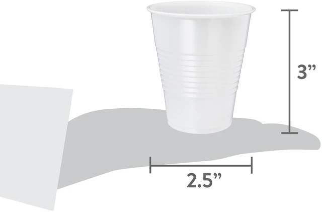 Alt view image 2 of 6 - Great Value All Purpose Disposable Plastic Cups, Clear, 5 oz, 100 Count