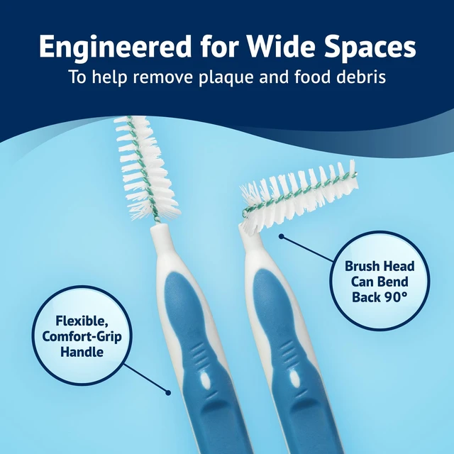 Alt view image 4 of 5 - Equate Interdental Brushes, Mint, Wide, 20 Count