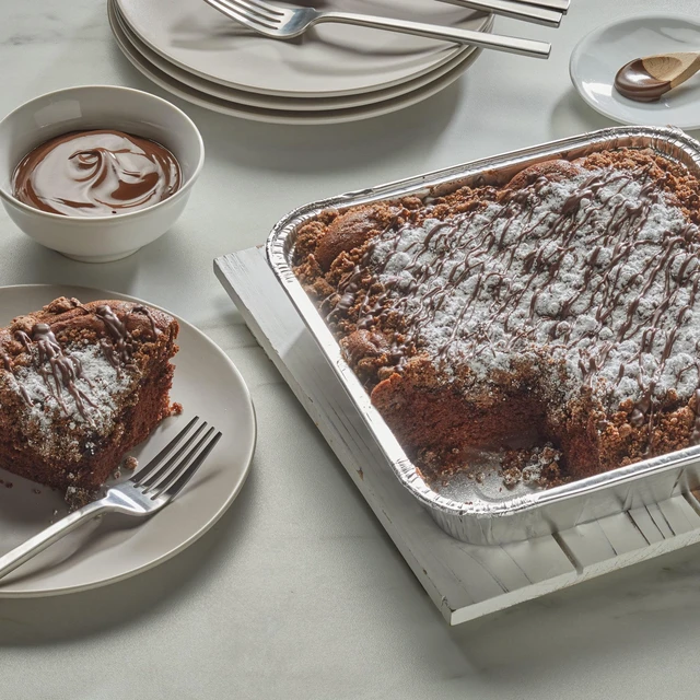 Alt view image 5 of 6 - Ez Foil Cake Pans With Cover Bakeware 8 Inch 8 Inch X 8 Inch X 1.625 Inch Silver 1 Pack 3 Count