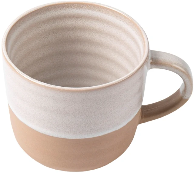 Alt view image 3 of 5 - Better Homes & Gardens Collins Cream Stoneware Round Mug, 15 oz