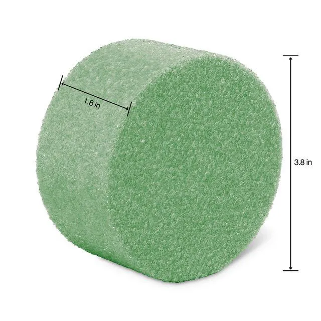 Alt view image 5 of 6 - (2 pack) FloraCraft FloraFM Disc 1.8 inch x 3.8 inch Green Floral Arranging Supply