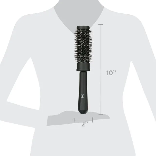 Alt view image 2 of 5 - Goody Velvet Shine 35Mm Round Brush With Tourmaline Infused Bristles 1 Ct Jewel-Toned