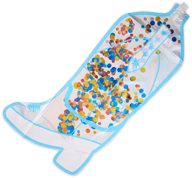 Alt view image 5 of 6 - Packed Party Boot Scoot'n Multicolor Party Balloon