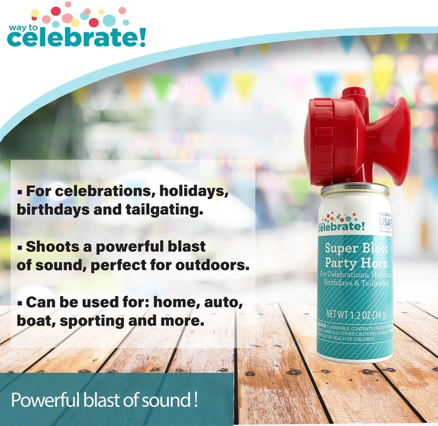 Alt view image 3 of 6 - Super Blast Party Horn, 1.2 oz, by Way To Celebrate