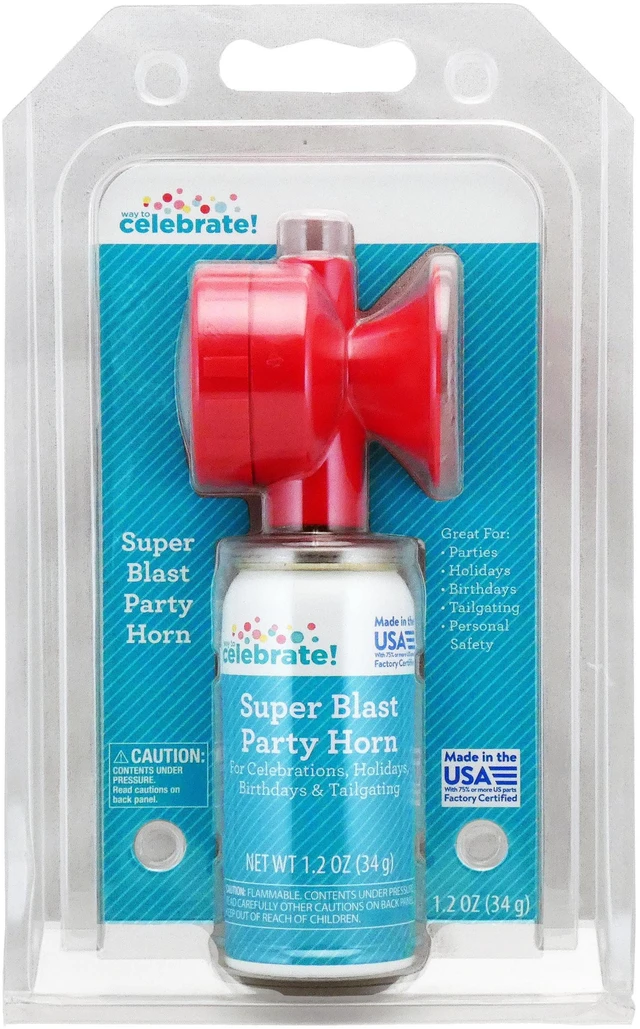 Alt view image 4 of 6 - Super Blast Party Horn, 1.2 oz, by Way To Celebrate
