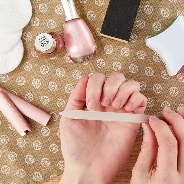 Alt view image 5 of 6 - Equate Crystal Glass Nail File or Salon Board with Protective Case for Nail Care