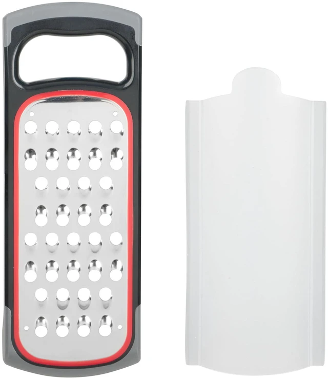 Main image of Mainstays Stainless Steel Bowl Grater with Protective Sleeve, Black