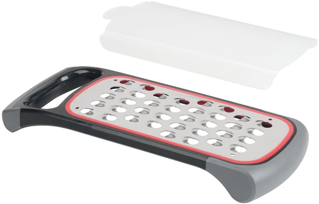Alt view image 2 of 6 - Mainstays Stainless Steel Bowl Grater with Protective Sleeve, Black