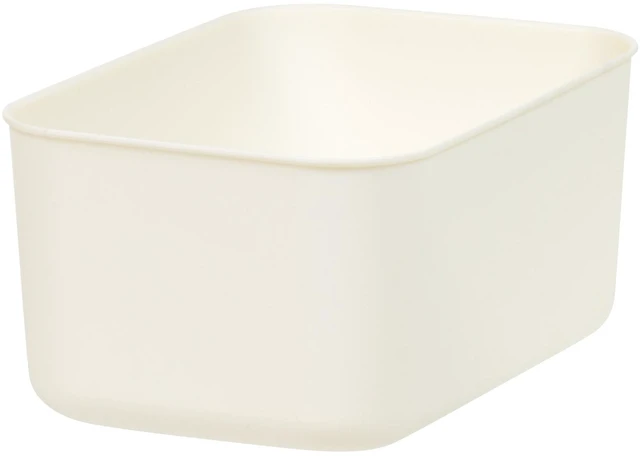 Main image of IRIS Small Plastic Storage Organizer Basket, Off-White