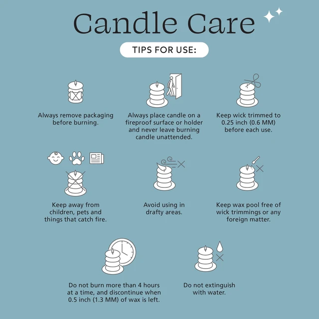 Alt view image 5 of 6 - Mainstays Single Wick Bubble Pillar Candle, 3 in x 5 in, Unscented, Blue