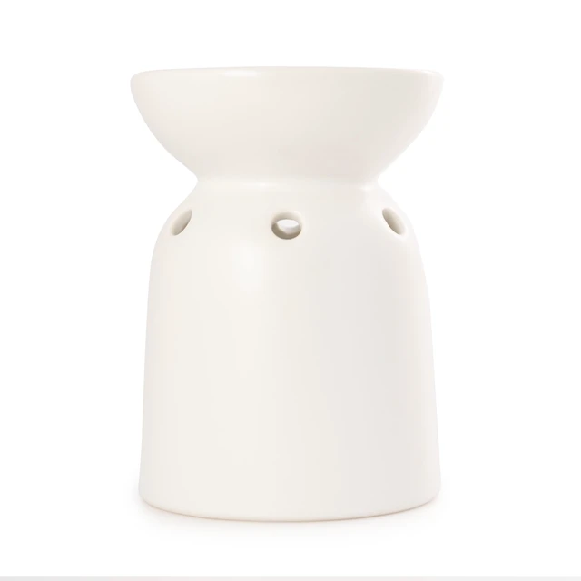 Main image of Mainstays Tealight Ceramic Warmer, White, 1 Pc