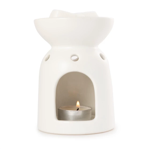 Alt view image 2 of 6 - Mainstays Tealight Ceramic Warmer, White, 1 Pc