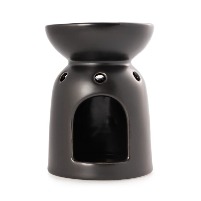Alt view image 5 of 6 - Mainstays Ceramic Tealight Warmer, Black, 1 Pc