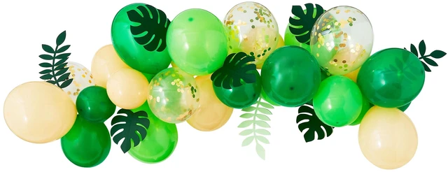 Main image of Multicolor Jungle Party Balloon Garland, 40 Pieces, by Way To Celebrate