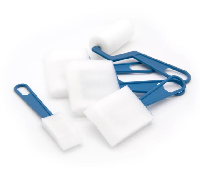 Alt view image 3 of 6 - Hello Hobby - 20pc Assorted Craft Foam Brush Set
