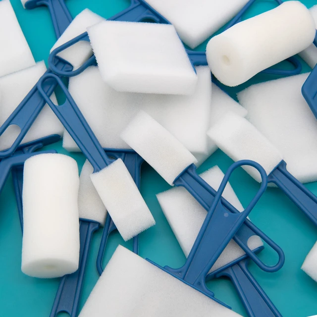 Alt view image 2 of 6 - Hello Hobby - 20pc Assorted Craft Foam Brush Set