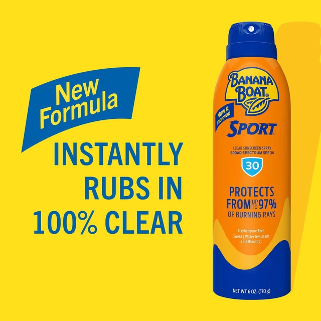 Alt view image 6 of 6 - (2 pack) Banana Boat Sport Ultra SPF 30 Sunscreen Spray, Travel Sunscreen Spray, Adult Sunblock, 1.8 oz