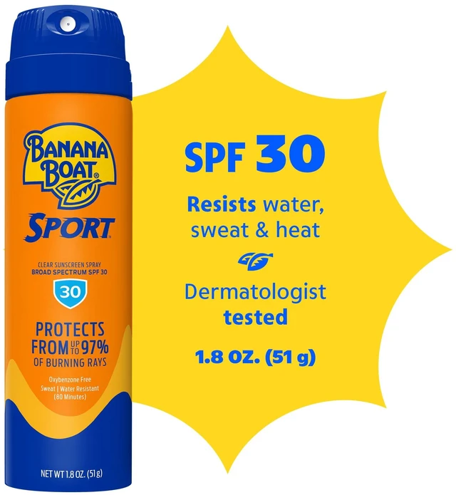 Alt view image 3 of 6 - (2 pack) Banana Boat Sport Ultra SPF 30 Sunscreen Spray, Travel Sunscreen Spray, Adult Sunblock, 1.8 oz