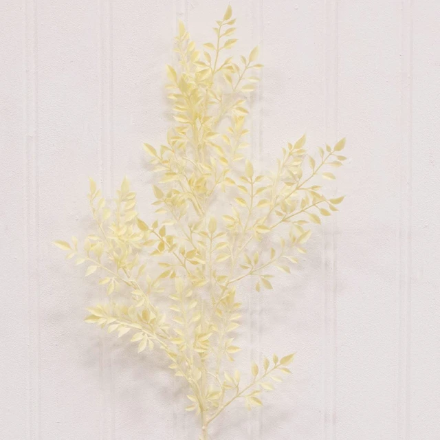 Alt view image 7 of 7 - Better Homes & Gardens 29 in Artificial Flocked Tea Leaf Stem