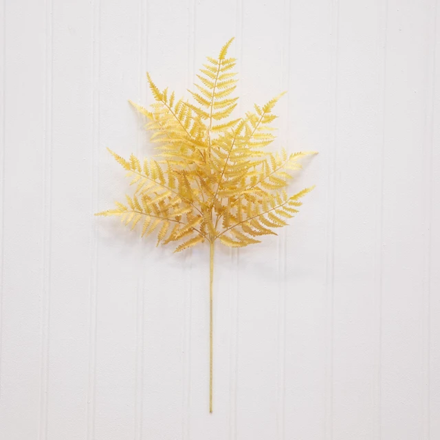 Alt view image 5 of 7 - Better Homes & Gardens 33 in Artificial Indoor Dried White Fern Stem