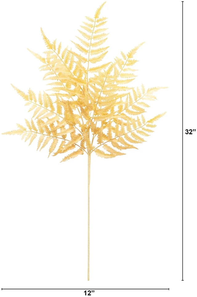 Alt view image 7 of 7 - Better Homes & Gardens 33 in Artificial Indoor Dried White Fern Stem