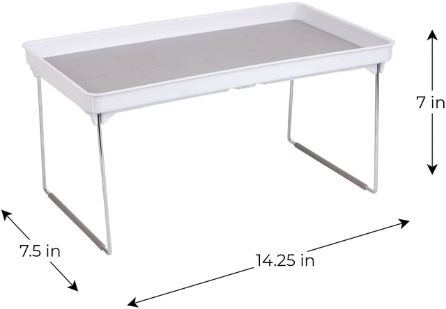 Alt view image 5 of 7 - Mainstays Stackable Laundry Organizer Shelf, White