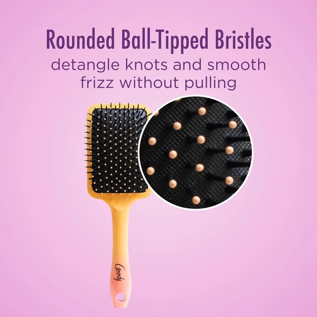 Alt view image 6 of 6 - Goody Dream Ombre Detangle Paddle Hair Brush for Thick Hair