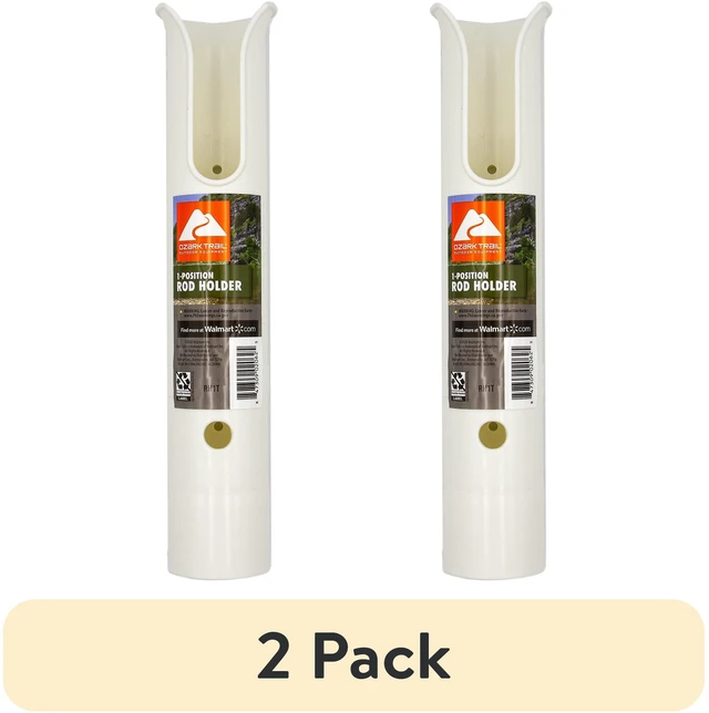Main image of (2 pack) Ozark Trail Side Mount Plastic Marine Fishing Rod Holder