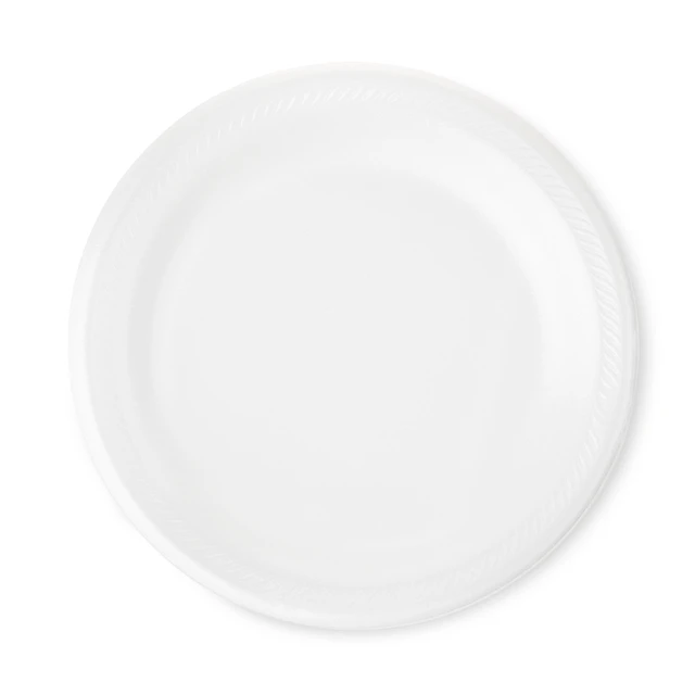 Alt view image 4 of 6 - Great Value Soak-Proof Foam Plates, White, 9 in, 150 Count