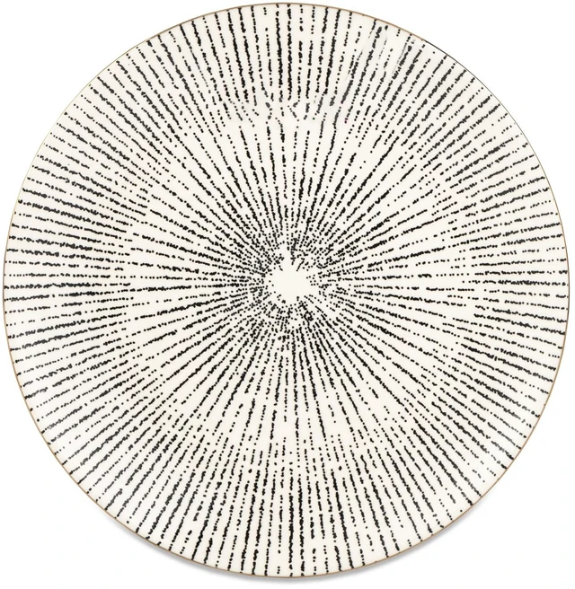 Main image of Thyme & Table Riley Salad Plate Set with Durable Ceramic and Stylish Design