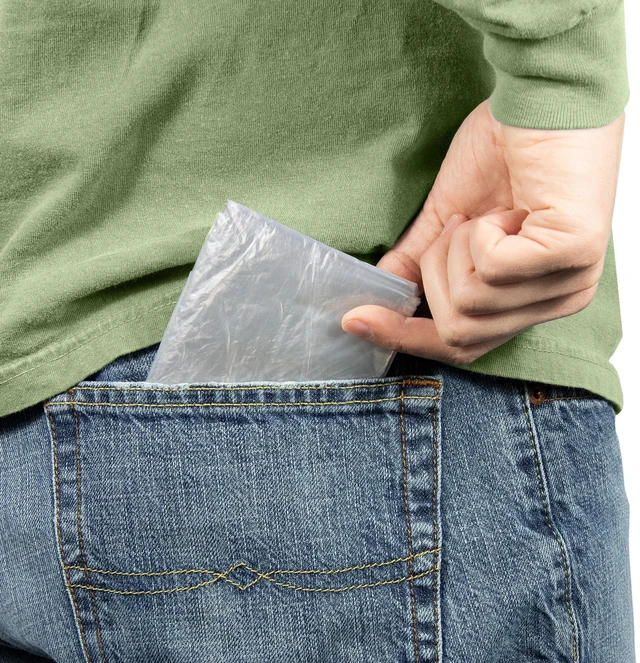 Alt view image 3 of 6 - (2 pack) Ozark Trail Clear Emergency Poncho - 2 Pack