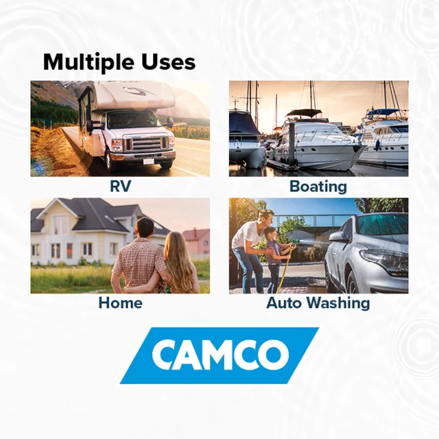 Alt view image 2 of 6 - Camco 90-Degree Hose Elbow for RVs - Solid Brass Construction, Certified Lead-Free (22505)