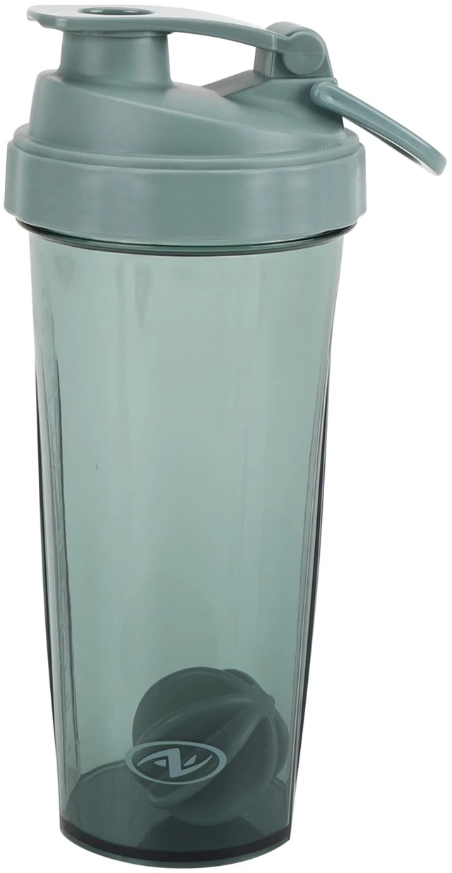Main image of Athletic Works 24 oz Gray Tinted Fitness Shaker Bottle - Tritan, Bpa-Free