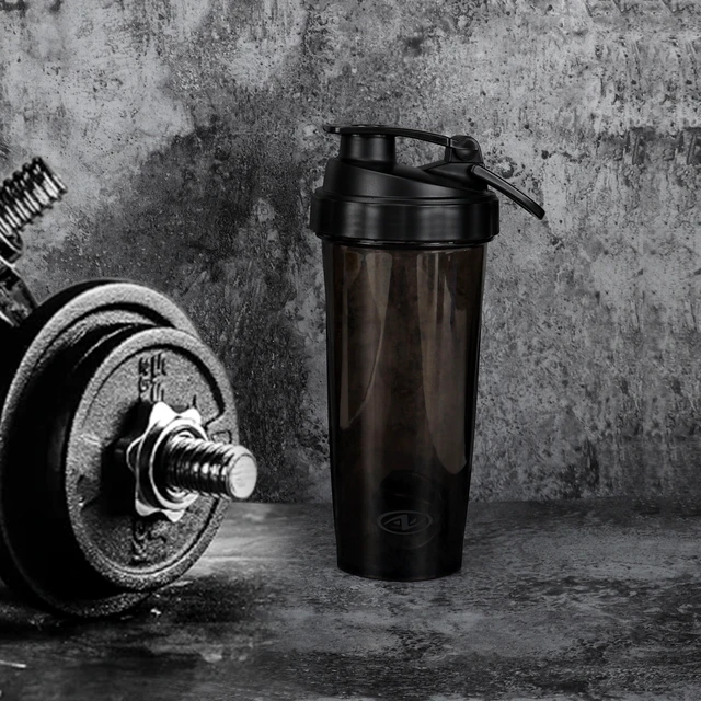 Alt view image 3 of 7 - Athletic Works 24oz Black Shaker Bottle - Tritan BPA-Free Leak-Proof