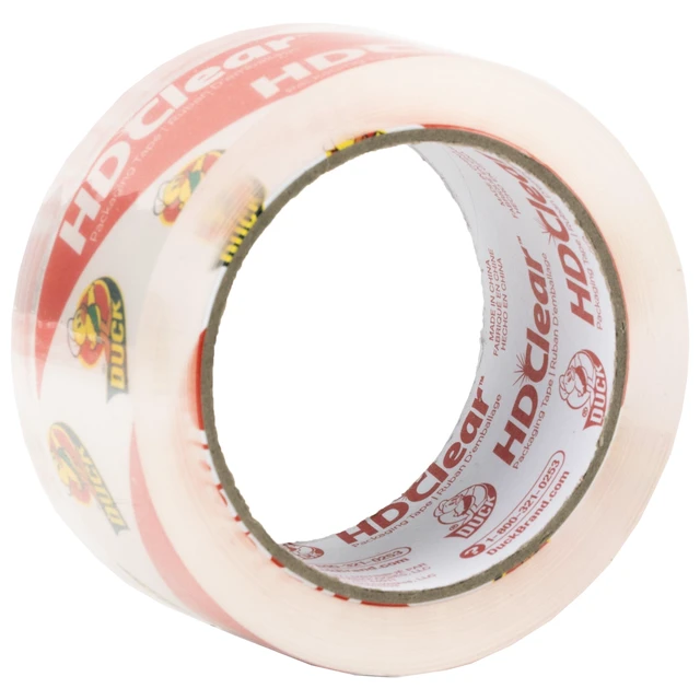 Alt view image 4 of 5 - Duck Brand HD Clear Heavy Duty Acrylic Packing Tape, Clear, 1.88 in. x 40 yd.
