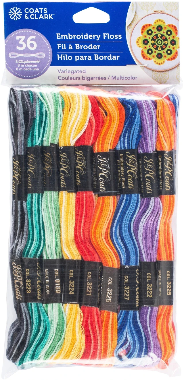 Main image of J & P Coats Embroidery Floss Value Pack, 1 Each